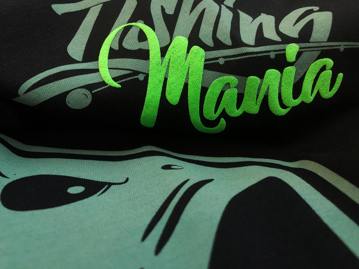 T-shirt Black Bass Mania