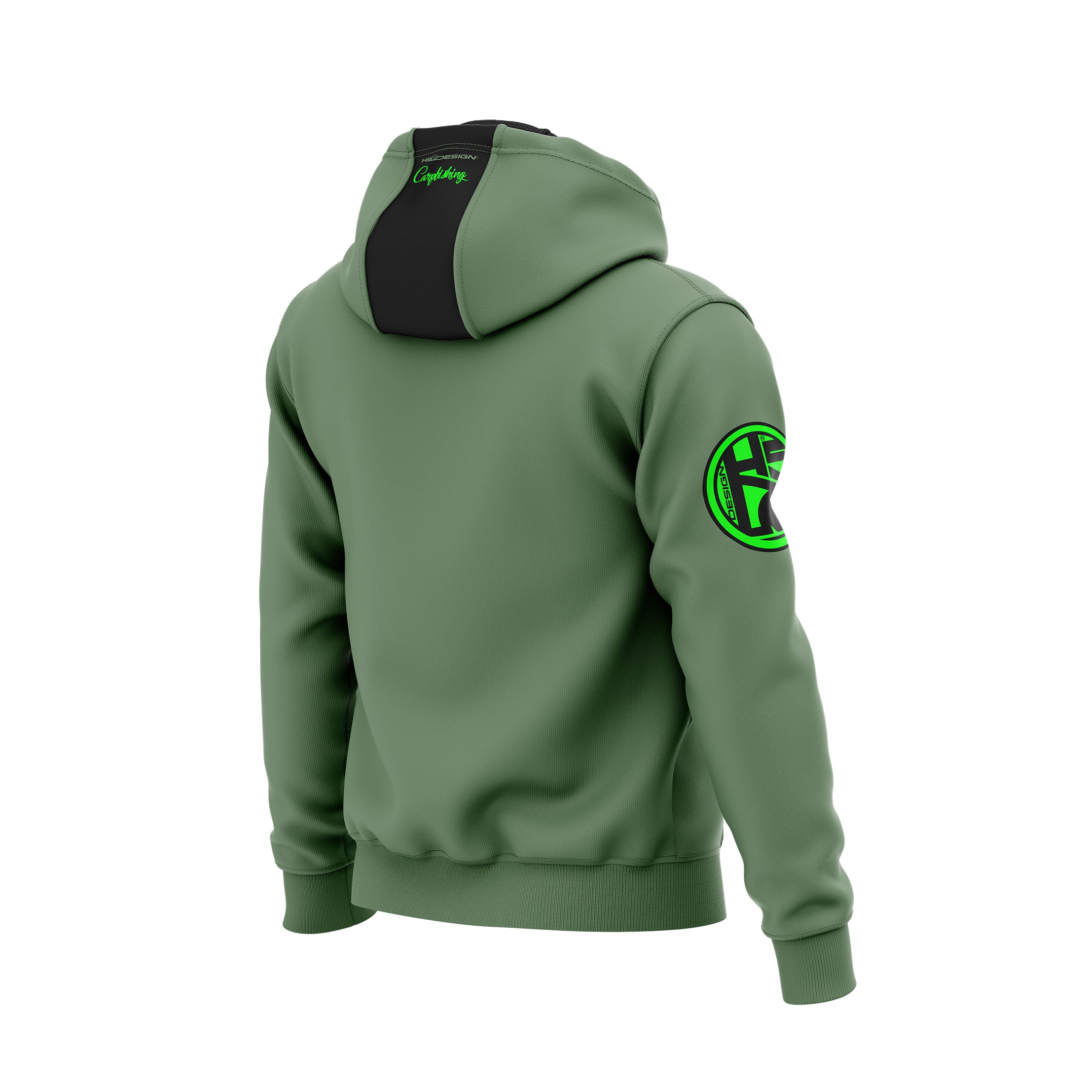 Hoodie Carpfishing Mania green
