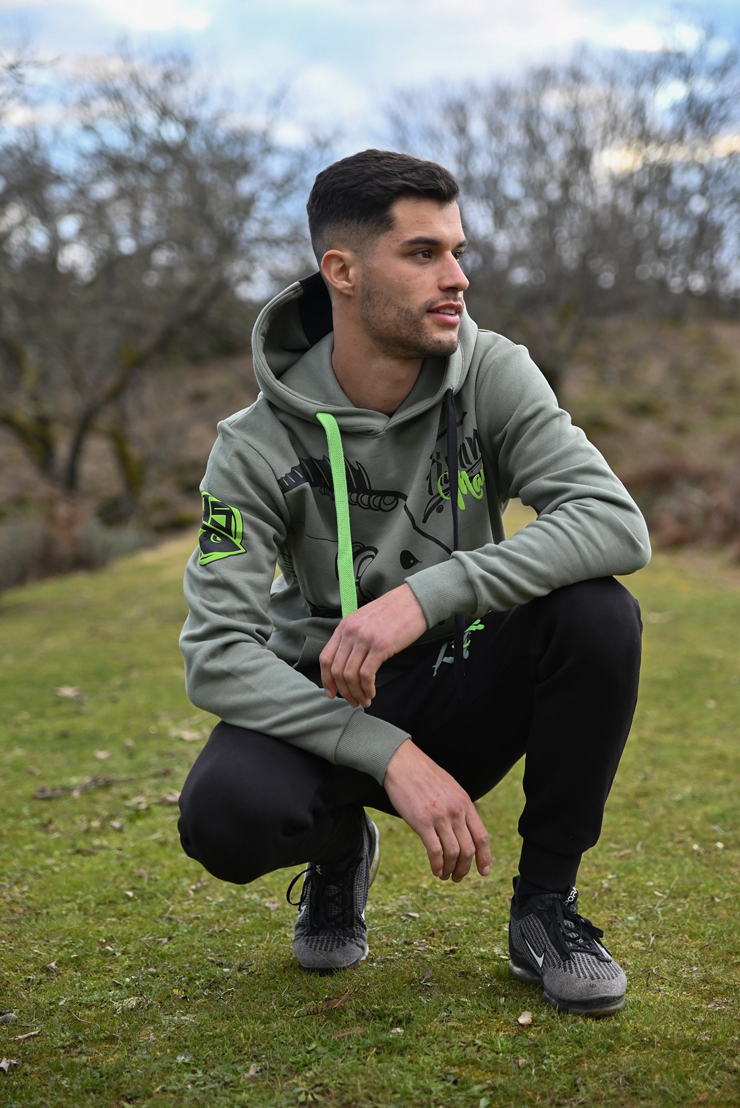 Hoodie Carpfishing Mania green