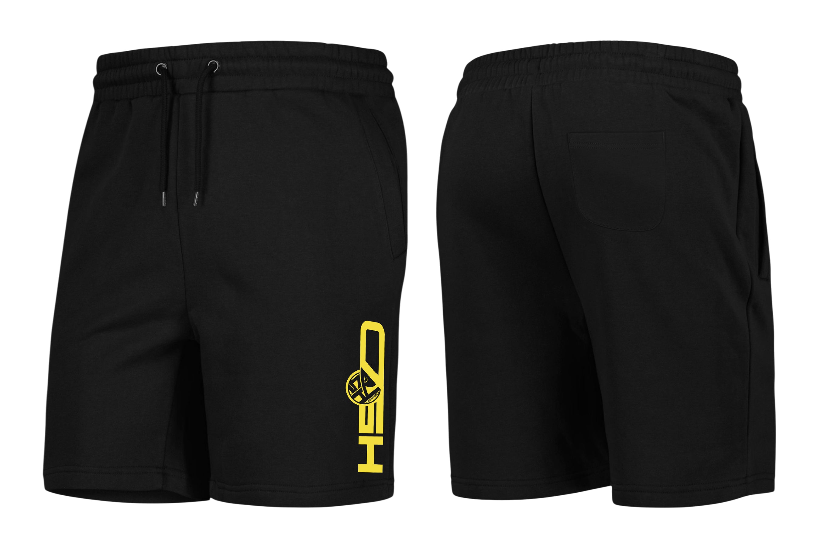 Short black HSD with logo yellow