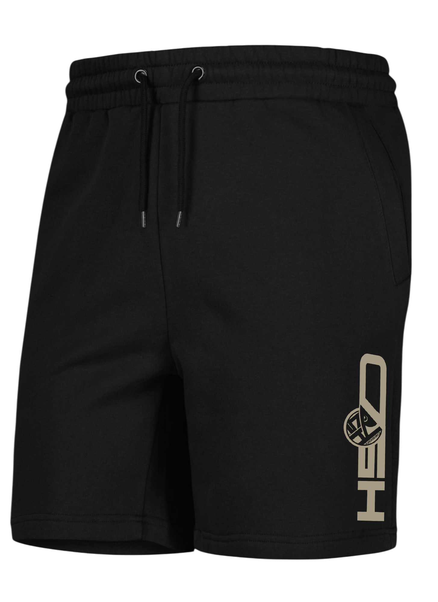 Short black HSD with logo brown