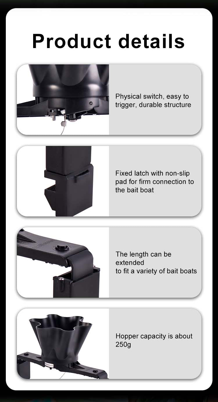 Boatman Bait Spreader for Bait Boats