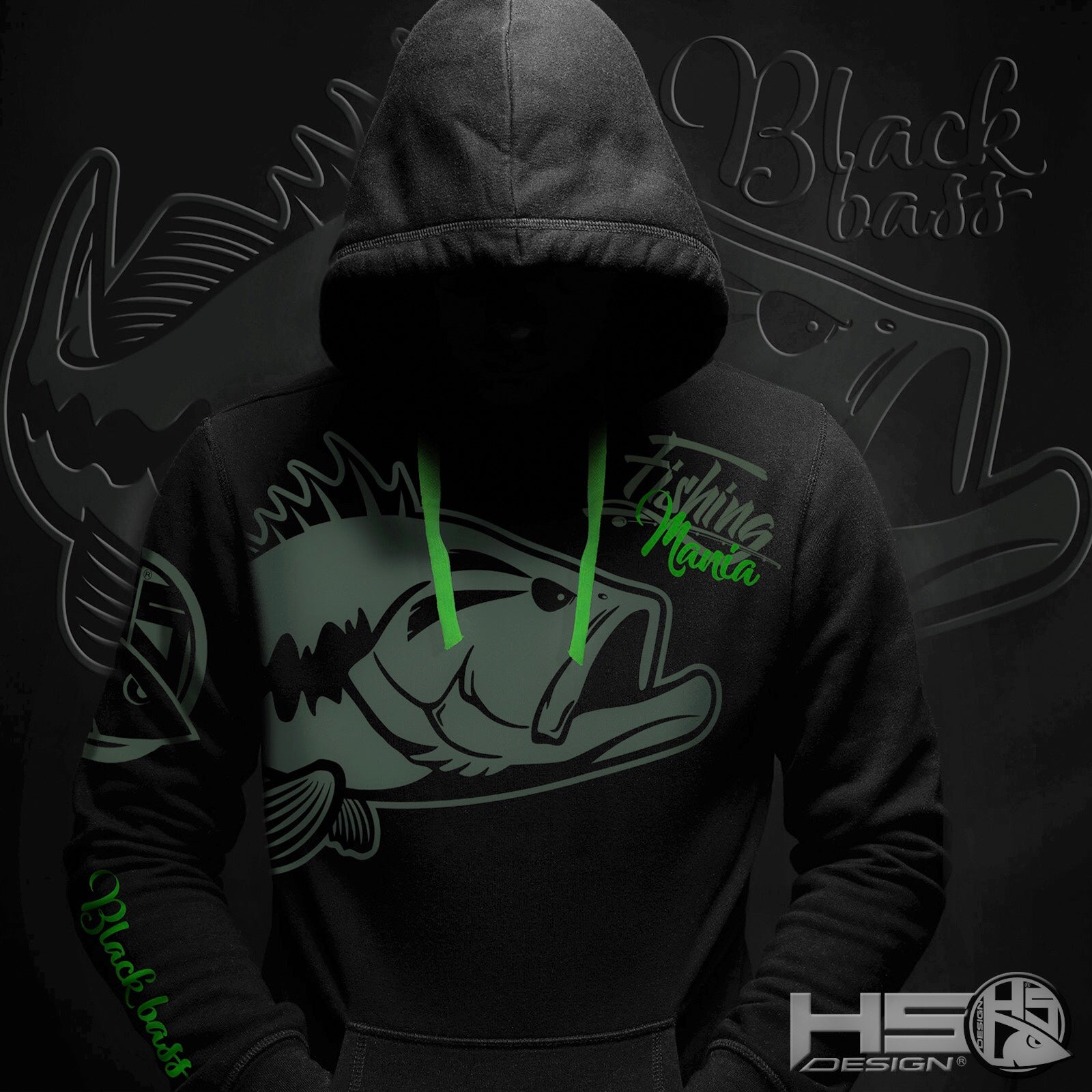 Hoodie Fishing Mania Bass