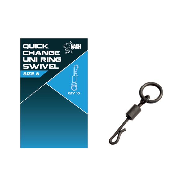 Nash Quick Change Ring Swivel - Fishing Swivels