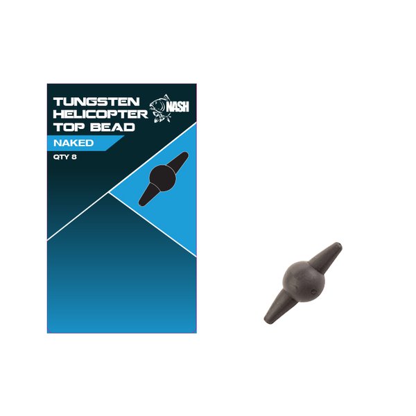 Nash Tungsten Naked Chod and Helicopter Safe Top Bead - Carp Fishing Rig Beads