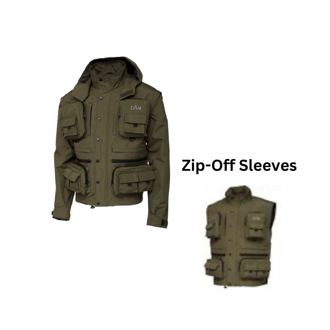 DAM Ontario / Iconic Waterproof Fly Fishing Jacket / Vest