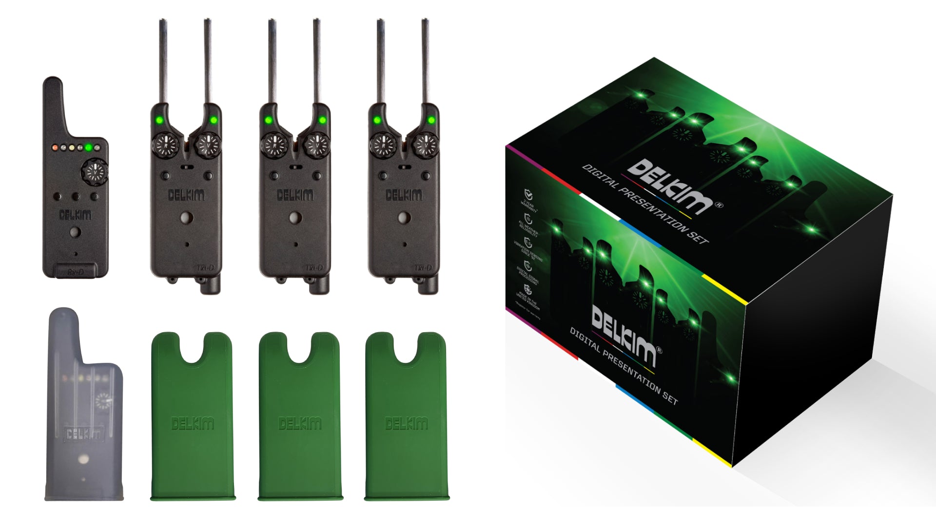 Delkim Txi-D Digital Presentation Sets - Fishing Bite Alarm Sets