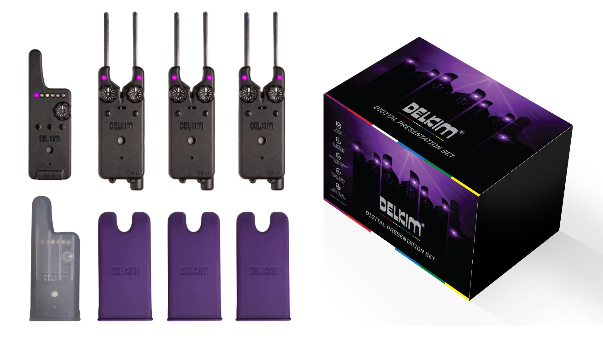 Delkim Txi-D Digital Presentation Sets - Fishing Bite Alarm Sets
