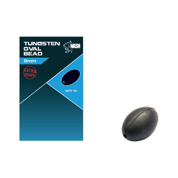 Nash Tunsten Oval Bead - Carp Fishing Rig Beads