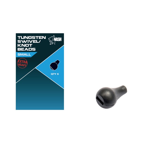 Nash Tungsten Swivel and Knot Bead - Carp Fishing Rig Beads
