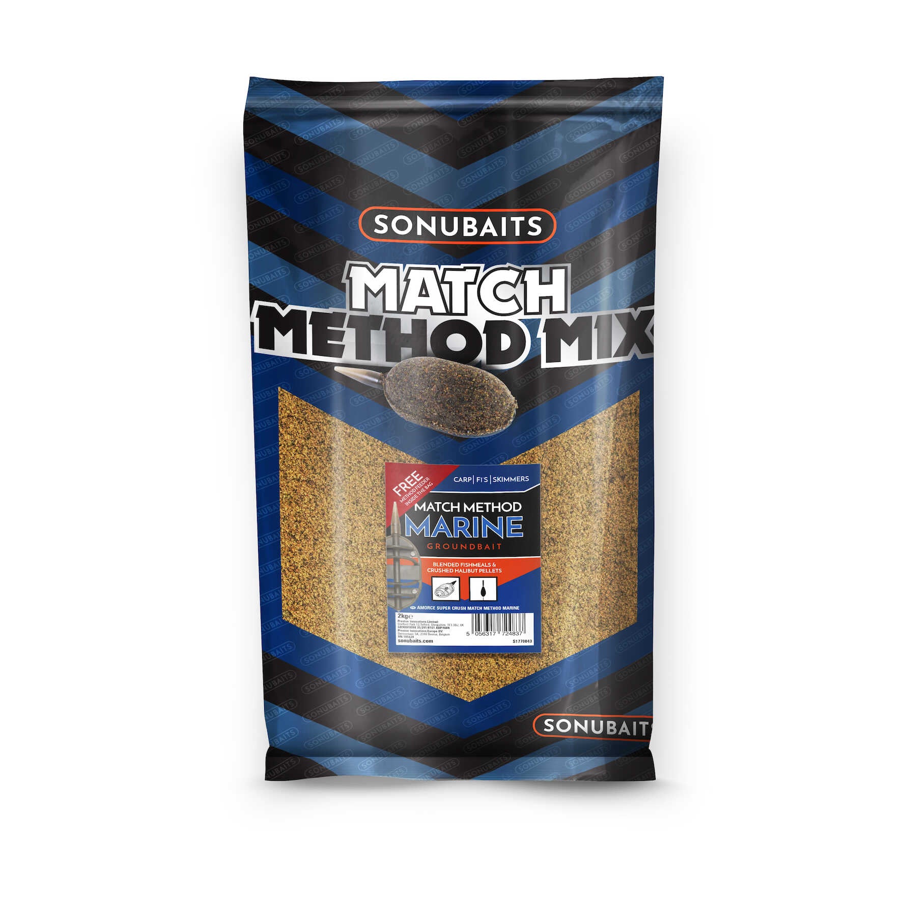 Sonubaits Match Method Mix Marine - 2kg - Fishing Groundbait