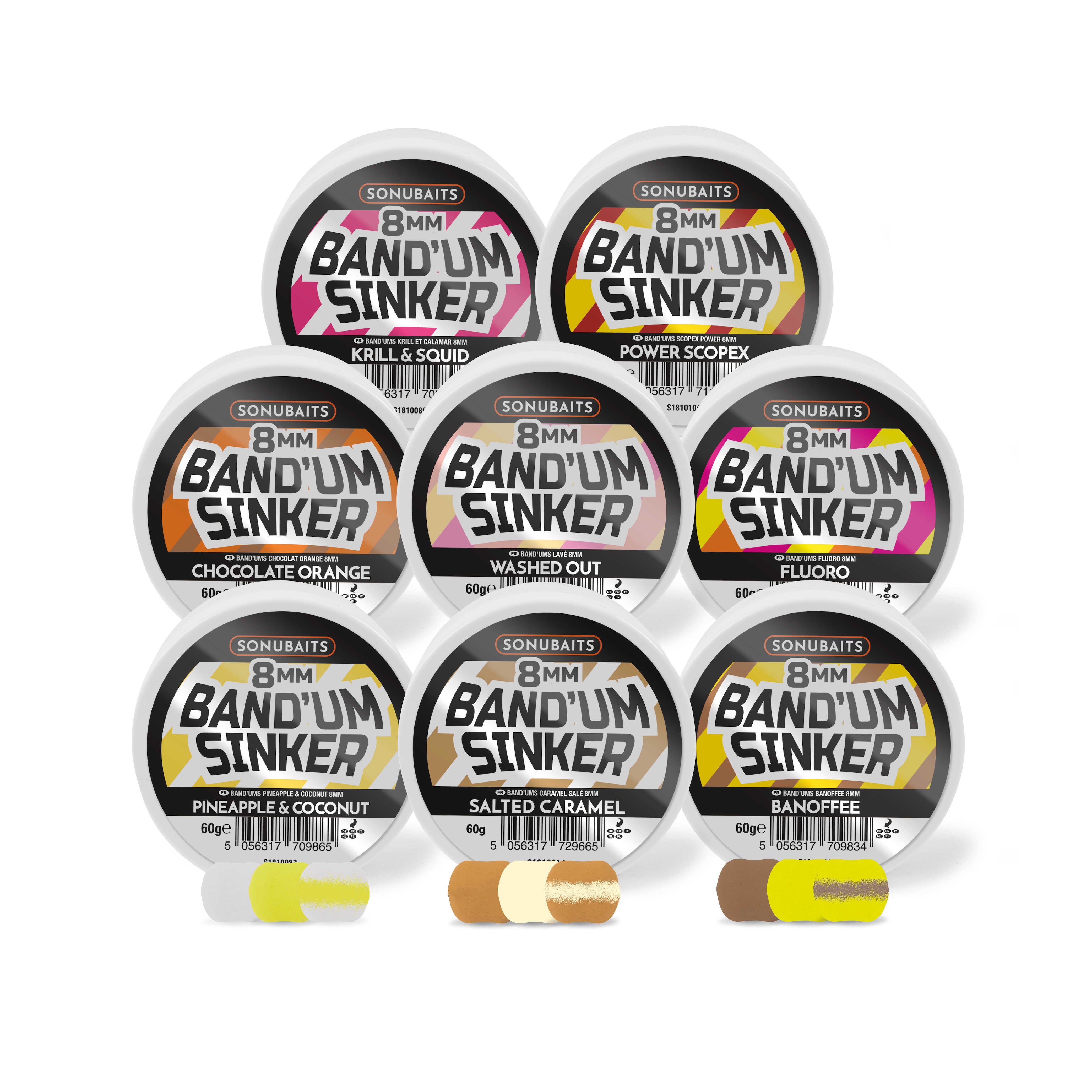 Sonubaits Band'Um Sinkers - Sinking Hookbaits