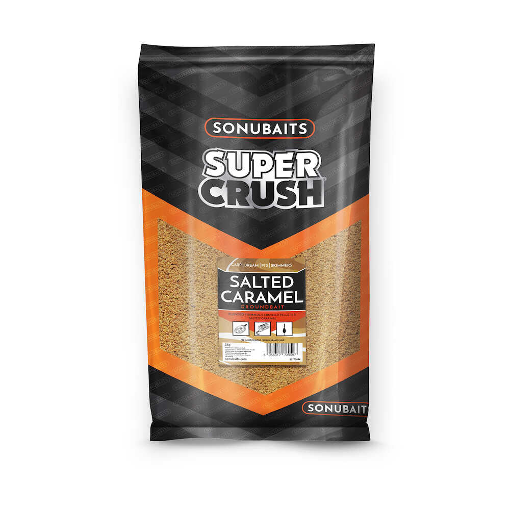Sonubaits Super Crush Salted Caramel Groundbait - Fishing Bait