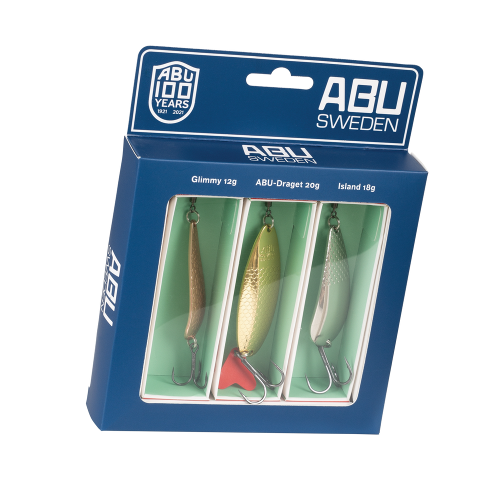 Abu Garcia 100 Years Anniversary Retro Spoon 3 Pack - Spoon Lures