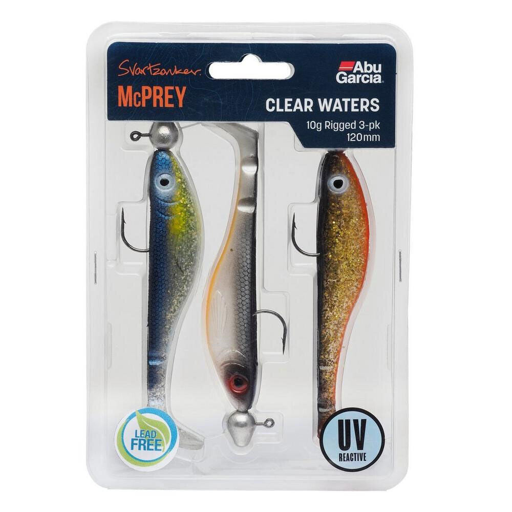 Abu Garcia Svartzonker McPrey Rigged Lures (3 pack)