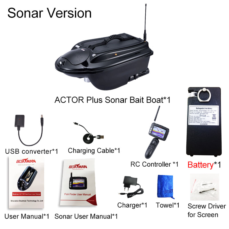 Boatman Actor Plus Sonar Bait Boat