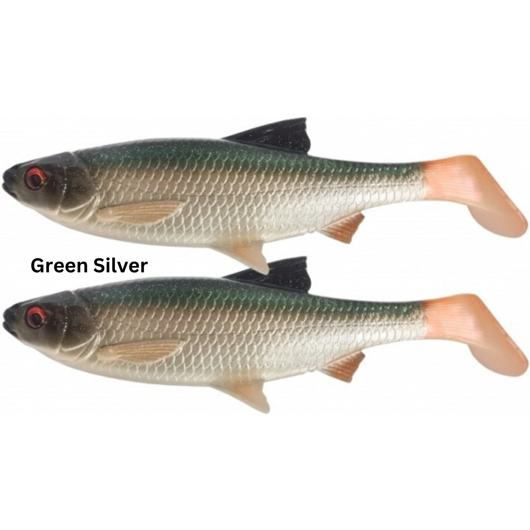 3D River Roach Paddle Tail - BIG PIKE PROMO - Predator Lures