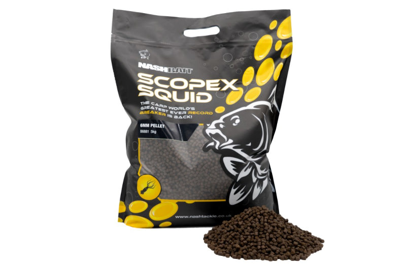 Nash Bait Scopex Squid Pellet - Carp Bait - Anglers World
