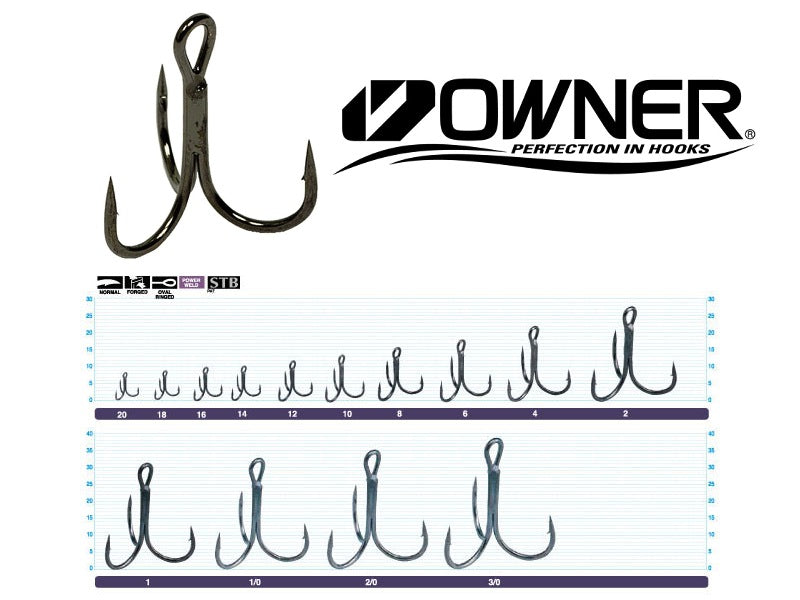 Owner ST36BC Treble Hooks