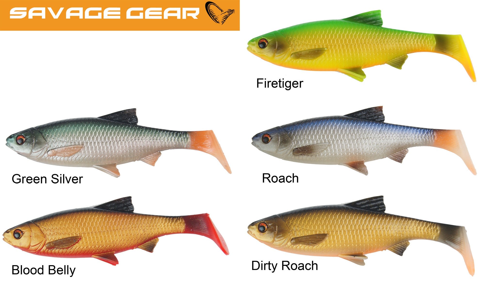 roach savage gear Savage Gear 3D River Roach Paddle Tail