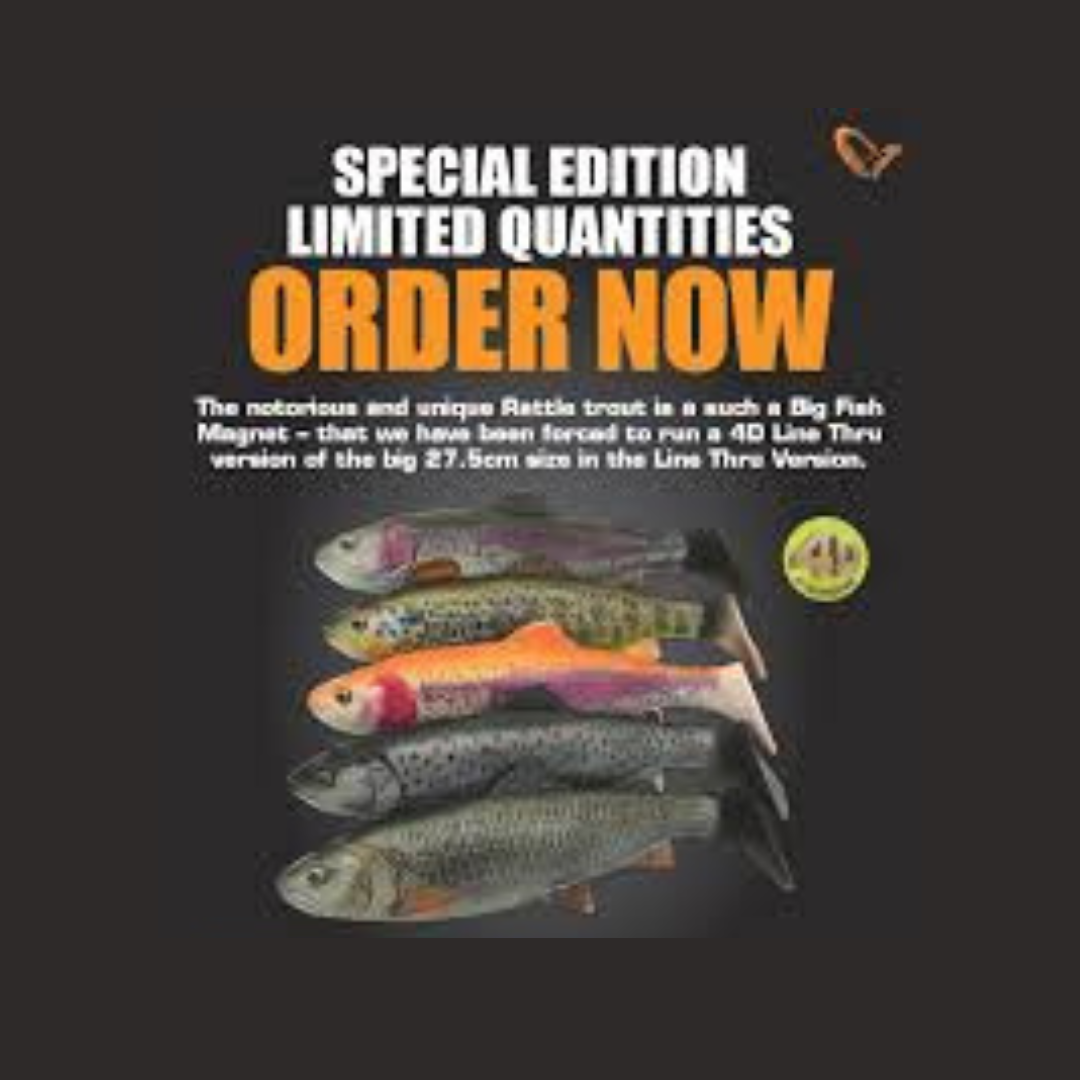 4D Line Thru Rattle Trout - BIG PIKE PROMO - Predator Lures