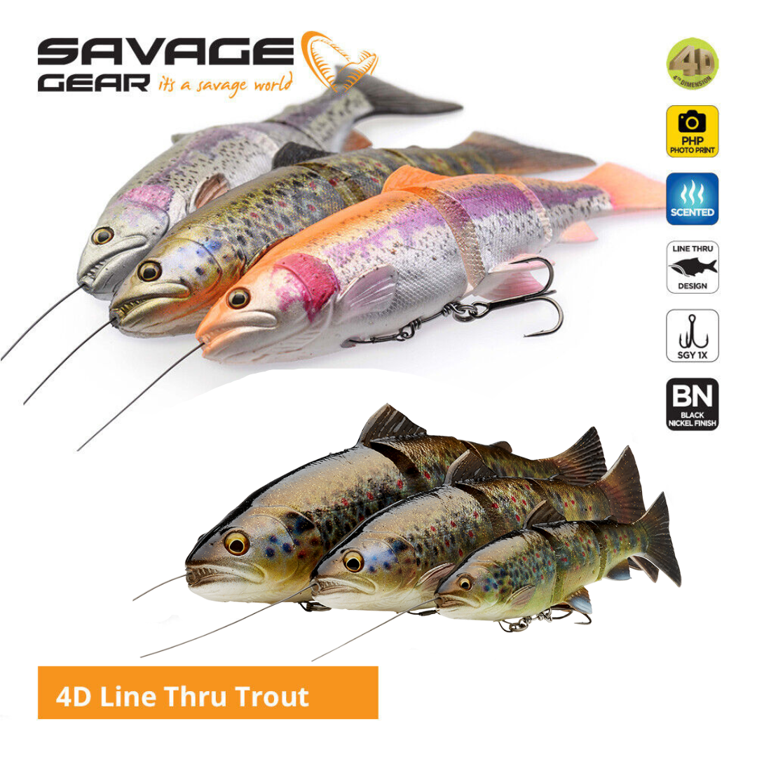 4D Line Thru Trout - BIG PIKE PROMO - Predator Lures