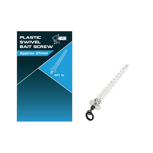 Nash Plastic Swivel Bait Screw - Carp Fishing Hookbait Screw