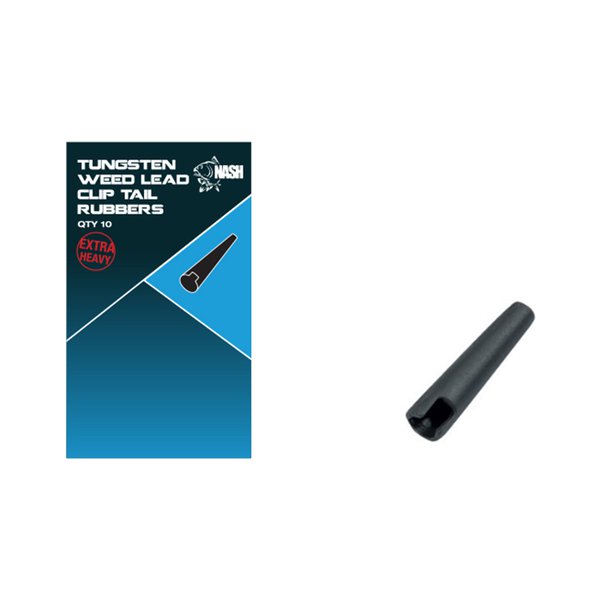Nash Tungsten Weed Lead Clip Tail Rubber - Carp Rig Rubber