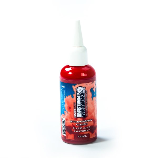 Nashbait Strawberry Crush Plume Juice - Fishing Liquid Attractor