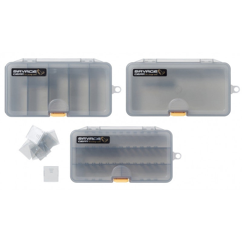 Savage Gear Lurebox 3 Smoke Combi Kit 3pcs - Fishing Tackle Storage