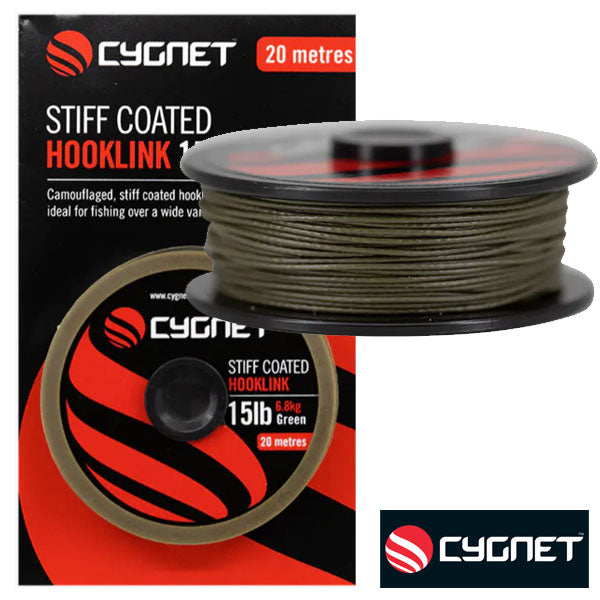 carp fishing hook links Cygnet Stiff Coated Hooklink