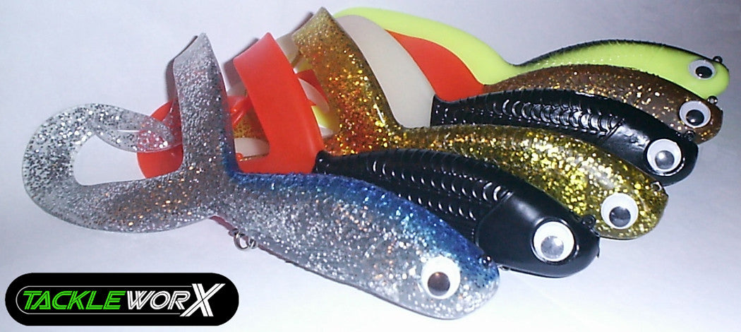 Tackle-Worx Twin Freak Soft Plastic Pike Lure