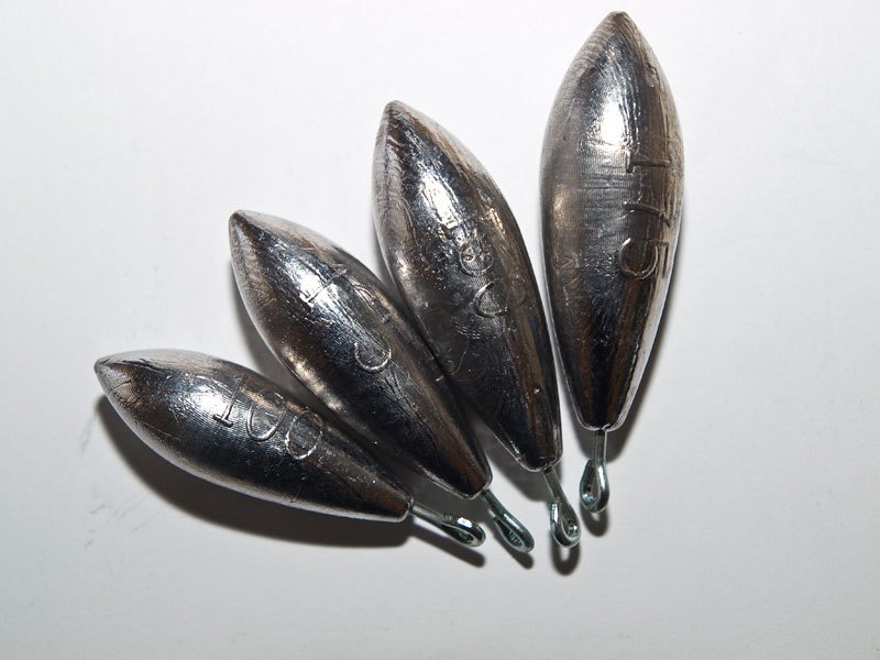 Lead Fishing Weights Distance Casting Torpedos With Tails