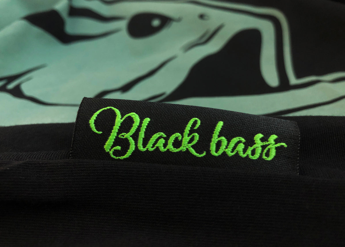 T-shirt Black Bass Mania