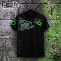 T-shirt Black Bass Mania