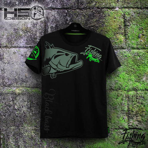 T-shirt Black Bass Mania - T-shirts - Anglers World