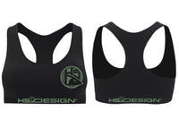 Sport Bra green logo