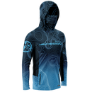 Hooded performance t-shirt Bathimetry