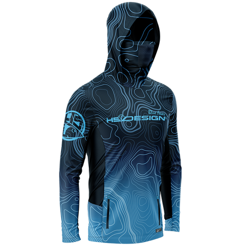 Hooded performance t-shirt Bathimetry - Long Sleeved Tops - Anglers World