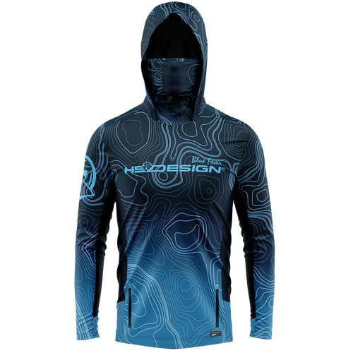 Hooded performance t-shirt Bathimetry - Long Sleeved Tops - Anglers World