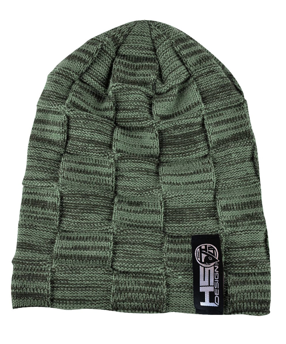 Green beanie HSD with fur