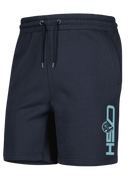 Short blue HSD with logo sky blue