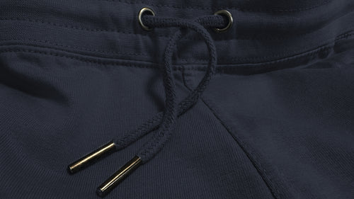 Short blue HSD with logo sky blue