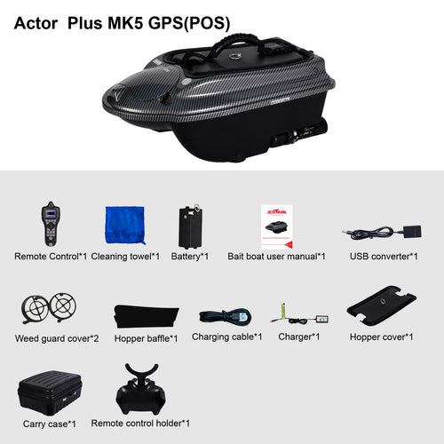 Boatman Actor Plus MK5 GPS-POS Bait Boat - Bait Boats - Anglers World
