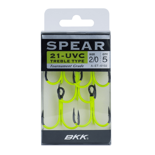 BKK Spear 21-UVC Treble Hooks
