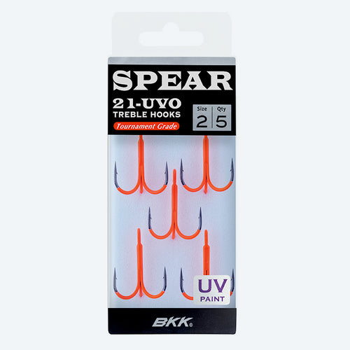 BKK Spear 21 UVO Treble Hooks - Treble Hooks - Anglers World