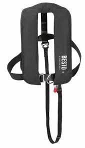 Besto 165N Automatic Lifesaver Jacket + Harness - Life Jackets - Anglers World