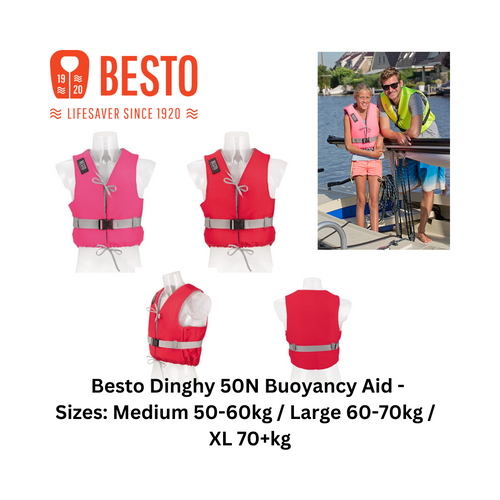 Besto Dinghy 50N Bouyancy Aids - Buoyancy Aids - Anglers World