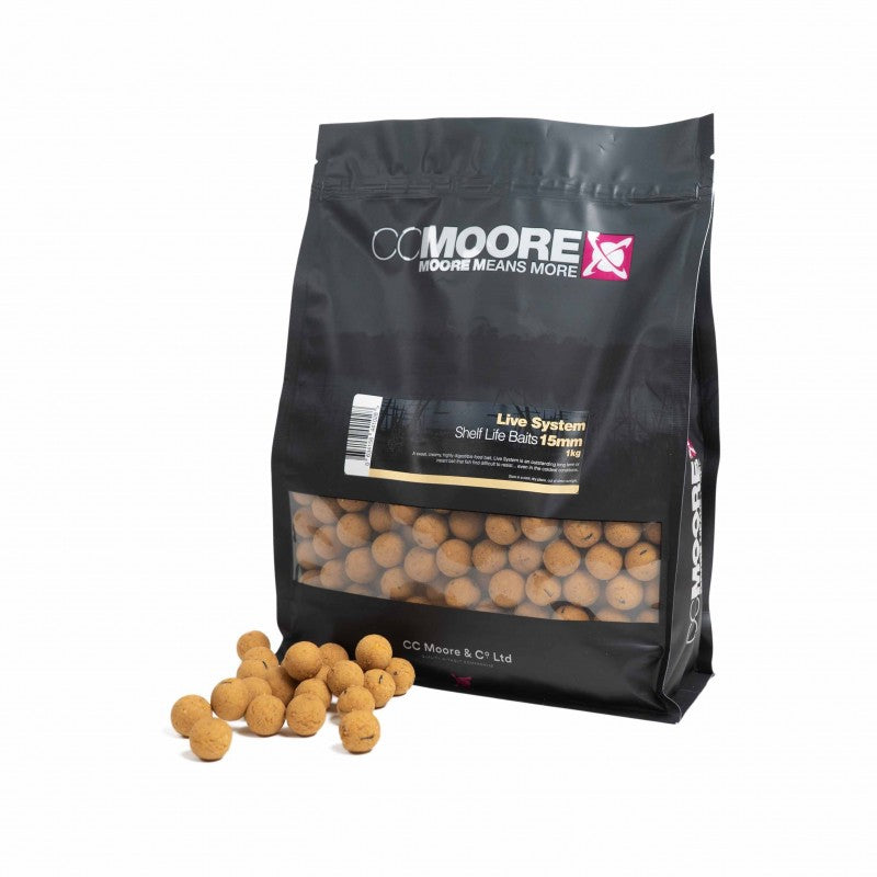 CC Moore Live System Shelf Life Boilies