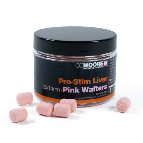 CC Moore Pro Stim Liver Pink Dumbell Wafters - Pop Ups - Anglers World